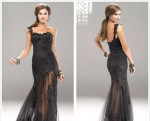 Glamour spoločenské šaty – fotka 4